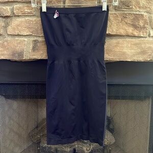 NWT Sofra black midi tube dress shapewear. One Size